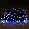 Partenopea serie stringa catena luminosa di luci 500 LED per albero di Natale da Esterno natalizie ed Interno controller con 8 giochi di luce e Memoria cavo verde (Blu + Bianco freddo, 25mt)