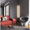 MOLOURK ad angolo scale Lampada da parete moderna camera da letto Applique da parete interni LED Lampada da comodino dimmerabile per bagno Soggiorno Corridoio Illuminazione a parete (150cm)