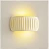 BNZCZY Applique Da Parete In Stile Crema, Lampada Da Parete Creativa Sul Comodino Della Camera Da Letto, Luci Da Parete A Led Con Zucca In Resina, Lampade Decora(Color:Luce calda monocromatica bianco sporco)