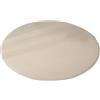 Wambere Tappeto rotondo in velluto corallo, antiscivolo, lavabile, tappeto per cani, per camera da letto, 60 cm, beige