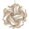 Lampadesign Lampadario da soffitto luminoso soggiorno camera da letto cucina moderno Led Fiocco 35 cm Lampada a sospensione sfera bianca sala pranzo bagno Illuminazione interni Vintage Lampadina led