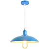 Chao Zan Vintage Plafoniera Lampadario a Sospensione Lampada in Metallo E27 Pendente Lampada Retro Lampada a Soffitto blu per Loft Bar Ristorante Decorazione