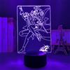 KJsdaADSA 3D Anime Lamp Night Light Illusion Light Nightlight Persona 5 Led Figure per bambini Decorazione della camera da letto Illuminazione Regalo di compleanno Room Decor