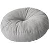 FytStycale Cuscino da Pavimento Rotondo Cuscino Tatami Giapponese Seduta da Terra Pouf Morbido Spesso E di Supporto Adatto per Adulti E Bambini in Camera da Let, Grigio Chiaro