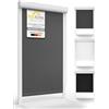 Sol Royal Tenda a rullo oscurante SolReflect K24 - tenda termica e isolante con guide laterali 60x175 antracite installazione senza perforare