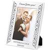 Maverton Cornice Foto - Porta Foto da Personalizzare con Stampa Colorata - Portafoto da Tavolo - 27,5 x 21,5 cm - idee regalo per anniversario, matrimonio - Motivo