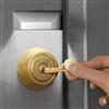 SUAVER Luci Keyhole,4 Lampadina LED Auto Sensore Rilevatore di Movimento Luci Notturne PIR infrarosso Senza Fili Serratura di Portello della Lampada