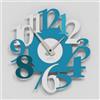 Giallobus - Orologio Bilay - Carved - Legno Mdf - Premium 30x30‎‎cm - 07 - Constellation - Artigianale Made in Italy - Silenzioso - Idea regalo - Moderni doppio livello