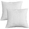 EVERGREENWEB MATERASSI & BEDS Evergreenweb - Coppia Cuscini 60x60 alti 12cm in Memory Foam da Letto o Arredo Divano Sofa Imbottitura 100% Fiocco Morbida effetto Piuma Indeformabile Traspirante Antiacaro 2 Guanciali Bianchi OFFERTA