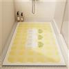 Z·Bling Tappetino Doccia Antiscivolo 60x100cm,Tappeto Doccia Senza Ventose,Tappetino Vasca Antiscivolo con Fori di Drenaggio,Floreale J