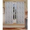 GBiancheria COPPIA TENDE DEBORA 70X150 70X240 PER FINESTRE E PORTEFINESTRE PRONTE DA APPENDERE (70x150, Grigio)