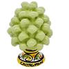 Sicilia Bedda - Pigna Siciliana in Ceramica di Caltagirone - Piede Decorato - 100% Artigianato Siciliano (Altezza 12 Centimetri, Verde Mela)