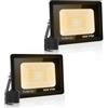 toobettp 2PCS Faretto LED 30W, 3000LM 3000K Faretti LED da Esterno Per Giardino