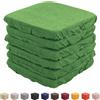 Intimitaly Set 6 Cuscini Sedia Vesto Con Elastico da Schienale Comodi Made in Italy in Cotone Imbottiti e Spessi 6 Cm (6 Verde Bosco)