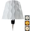 Generic Lampada per bottiglia di vino, paralume a LED ricaricabile senza fili per bottiglie di liquore, 3 colori, tavolo dimmerabile con controllo touch per bar, ristoranti, camere da letto e all'aperto
