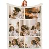 Generic Coperta Personalizzata con Foto, plaid divano, Plaid Personalizzato - coperte personalizzate Idea Regalo per Fidanzata, Regali per Lei, Può Essere Aggiornato in Lana di Agnello