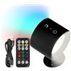 Generico Luci Glowright, Luci Glow Right, Smart+ Halo Lux, Glowright Indoor Everywhere Light 2.0, Luci rotonde Glowright con rotazione a 360° con controller, Luci da parete girevoli