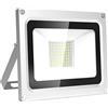 Viugreum 50W Faretto LED da Esterno, 5000LM Super Luminoso Fari di Sicurezza, IP65 Impermeabile Faro da Esterno, 6000K Bianco Freddo Fari LED per Garage, Giardino, Cortile, Terrazza, Balcone