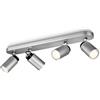 Philips 556544816 Ecomoods Lampada a 4 Spot a Risparmio Energetico