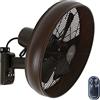 LUCCI Air Breeze Ventilatore da parete con telecomando, Oil Rubbed Bronze