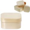 Generico Set 12 Pezzi Scatole in Legno con Coperchio, Quadrata 7 x 7 x 4 cm, Colore Legno Chiaro, Grezza, da Decorare o Dipingere, per Bomboniere Confetti Gioielli Fai da Te, Scatoline in Legno