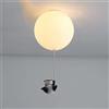 Nebwe Stanza Dei Bambini Plafoniera E27 Panda Lampada Da Soffitto Cameretta Lampade Ragazzo Ragazza Illuminazione Interna Lampadina G9 Lampadario Nordico Salotto Studio Luci A Palloncino Ø15CM,A