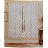 GBiancheria COPPIA TENDE DEBORA 70X150 70X240 PER FINESTRE E PORTEFINESTRE PRONTE DA APPENDERE (70x150, Bordeaux)