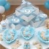 giftupstore bomboniere battesimo, comunione, cresima, compleanno, 50 Pezzi Blue maschio. compleanno bimba bambina bambino, blanc, rosa decorativo pietra angelo festa del neonato