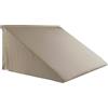 Beties BasicSoft Federa per Cuscino a Cuneo, 62 x 49 x 30 cm, 100% Cotone Jersey, per Cuscino da Lettura, Colore: Tortora