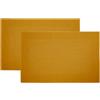 BIANCHERIAWEB Set Tovagliette Americane Cucina Antiscivolo in Tinta Unita Lavabili Set 2 Senape