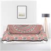BANZAII TEXTILE INNOVATOR ONLINE Banzaii telo mare maxi antisabbia, copriletto, copridivano, copritutto in cotone 210x230 cm Elefante Rosso