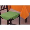 Confezioni Giuliana 6 Cuscini Cucina Giardino Coprisedia Con Aletta Falso Tinta Unita Made In Italy, Verde