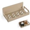 Mad Mensola Doccia, Porta Oggetti Bagno, Mensola Bagno, Mensola Cucina, Porta Spezie, Mensola da Muro e Porta Sapone (Medium, Grigio Tortora)