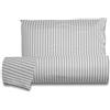 Smart Deco Home Set copripiumino federe letto parure copripiumino stampa fantasia 100% cotone Made in Italy UNA PIAZZA E MEZZA RIGA MINI GRIGIO