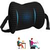 Rynvarl Cuscino Lombare Ergonomico in Memory Foam - Supporto Schiena Ortopedico per Sedia da Ufficio, Auto e Casa - Traspirante, Lavabile e con Cinghia Regolabile