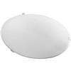 Gicos PLAFONIERA TONDA APPLIQUE IN VETRO CLIP PLASTICA 1 LUCE 30 CM