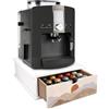 Lupia - Cassetto Porta Cialde Caffè e Porta Capsule 27x33x11 cm ABSTRACT LANDSCAPE, Contenitore Organizer per Caffè, Tè, Tisane e Zucchero, Angolo Bar in Legno Bianco Antimacchia per casa e ufficio
