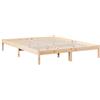 vidaXL Letto Extra Lungo Senza Materasso 140x220 cm in Legno di Pino, Telaio, giroletto, Mobili per Camera da Letto