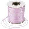 Bestewelry Cordoncino in poliestere cerato, 169 metri, 0,5 mm, filo per perline per la realizzazione di gioielli e bracciali, macramè e cucito in pelle, colore: viola