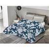 BANZAII TEXTILE INNOVATOR ONLINE Banzaii Trapuntino Una Piazza e Mezza 220x260 cm Primaverile Estivo, Copriletto Leggero Trapuntato Imbottito Made in Italy - Sally Blu
