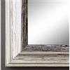Artecentro cornice per quadri tele - shabby chic bianco-colore in legno varie misure offerta (bianco/marrone, 40x100)