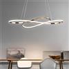 XIANHE Lampadario Soggiorno Cucina LED Sospensione, Lampada a sospensione 58W Moderni Dimmerabile Con Telecomando Plafoniera Regolabile Altezza Isola Sala da pranzo Ufficio Lampade (Oro rosa, Dimmerabile)