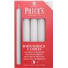 Price's Candles - Candele Steariche Bianche Non Profumate - 10 Pezzi - Durata Fino a 5 ore di Combustione