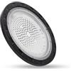 LEDKIA LIGHTING - Campana LED UFO 150W | 120lm/W | 18000lm | Design Slim per Interni/Esterni, Bianco Naturale 4000K, Alluminio