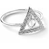 Carat Harry Potter, anello dei Doni della Morte (S), argento Sterling, cristalli, Argento sterling, Cristallo