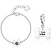 S'Agapõ Bracciali Donna in Acciaio con Simbolo Cuore | Collezione Me + You - SEY16