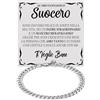 Bramart Bracciale Cubano Uomo Idea Regalo Suocero Acciaio Inox Lucidato di altissima qualità, per lui Festa Evento, Bracciali Idee regali suoceri- Cofanetto con DEDICA incluso
