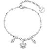 Brosway Bracciale Donna in Acciaio e Cristalli con Simbolo Fiore | Collezione Chakra - BHKB259