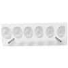Generic Modelli di Orecchio in Silicone Modelli Pratici per Piercing Puntelli Fotografici Simulazione di Scaffali Espositore per Orecchini Modello di Orecchio, Bianco