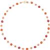 KELITCH Collane da donna con perle a forma di fiore, collane girocollo intrecciate a mano, gioielli da spiaggia in stile bohémien, necklaces, Cristallo